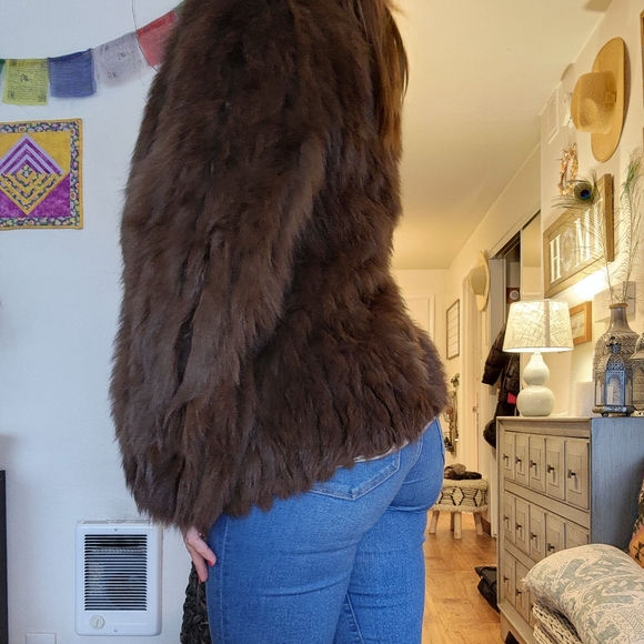 Rabbit fur coat - Picture 4 of 6